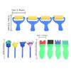 12pcs Kids Painting Brushes, Sponge Paint Roller Brush Portable Toy Drawing Set Painting Tools for Toddlers Kids Early Learning Play Foam Roller Sponge Arts Crafts Gift view 4