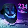 MEGOO Led Mask with Gesture Sensing | Light up Transforming Face Mask | Cool Digital Glow Mask | Perfect Gifts for Halloween Christmas Rave Dj Party Birthday view 3