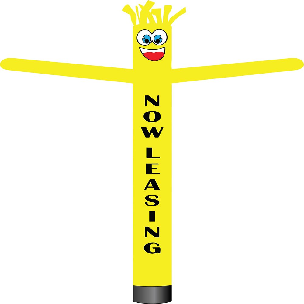 Global Advertising Solutions Now Leasing Yellow Inflatable Tube Man Guy 18ft Air Powered Dancer Body Only Without Air Blower
