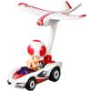 DieCast Hot Wheels Mario Kart Toad Character Car with Glider view 2