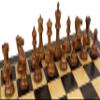 Acacia and Black 4 5/8 Inch King Double Queens Anderssen Staunton Chess Men Set - NO Board or Storage view 2