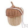 Garneck Kids Woven Hand Bag Rattan Children Bag 4.72X2.75X2.75in view 1