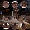 AUSPDICE DND Dice Rolling Tower Castle for D&D Dungeons and Dragons Role Playing Games Retro Themed (Red Copper Color) view 4