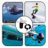 Cryfokt Underwater Thruster Dc Motor, 160Kv 3000W Brushless Motor Electric Motor with 3 Blades Propeller, Surfing Jet Motor for Thruster, Surfboard, view 2