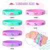 Chivao 30 Pack Dinosaurs Silicone Bracelets Pink Rubber Wristbands for Women Dinosaur Party Favors Birthday Party Supplies Gifts Bags Stuffers view 4