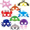 Sumind Ocean Animals Felt Masks Sea Animal Masks for Under The Ocean Themed Birthday Halloween Masks Dress Up Costume Party Supplies (36 Pieces) view 1