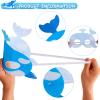 Sumind Ocean Animals Felt Masks Sea Animal Masks for Under The Ocean Themed Birthday Halloween Masks Dress Up Costume Party Supplies (36 Pieces) view 3