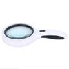 Microscope Accessories Kit 4X Power 100mm Double Lens Handheld LED Illuminated Toy with 18pcs Lamps Microscope Slides view 1