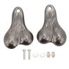DJDK Hanging Truck Balls Nuts,Bumper Balls Bull Nuts Zinc Alloy Hanging Truck Balls Nuts for 1/10 Universal RC Cars(Titanium) view 1
