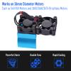 ACEKEEPS 540 550 RC Motor Heatsink with Double Fans for 1/10 Traxxas TRX4 Axial SCX10 90047 D90 RC Crawler (Blue) view 3