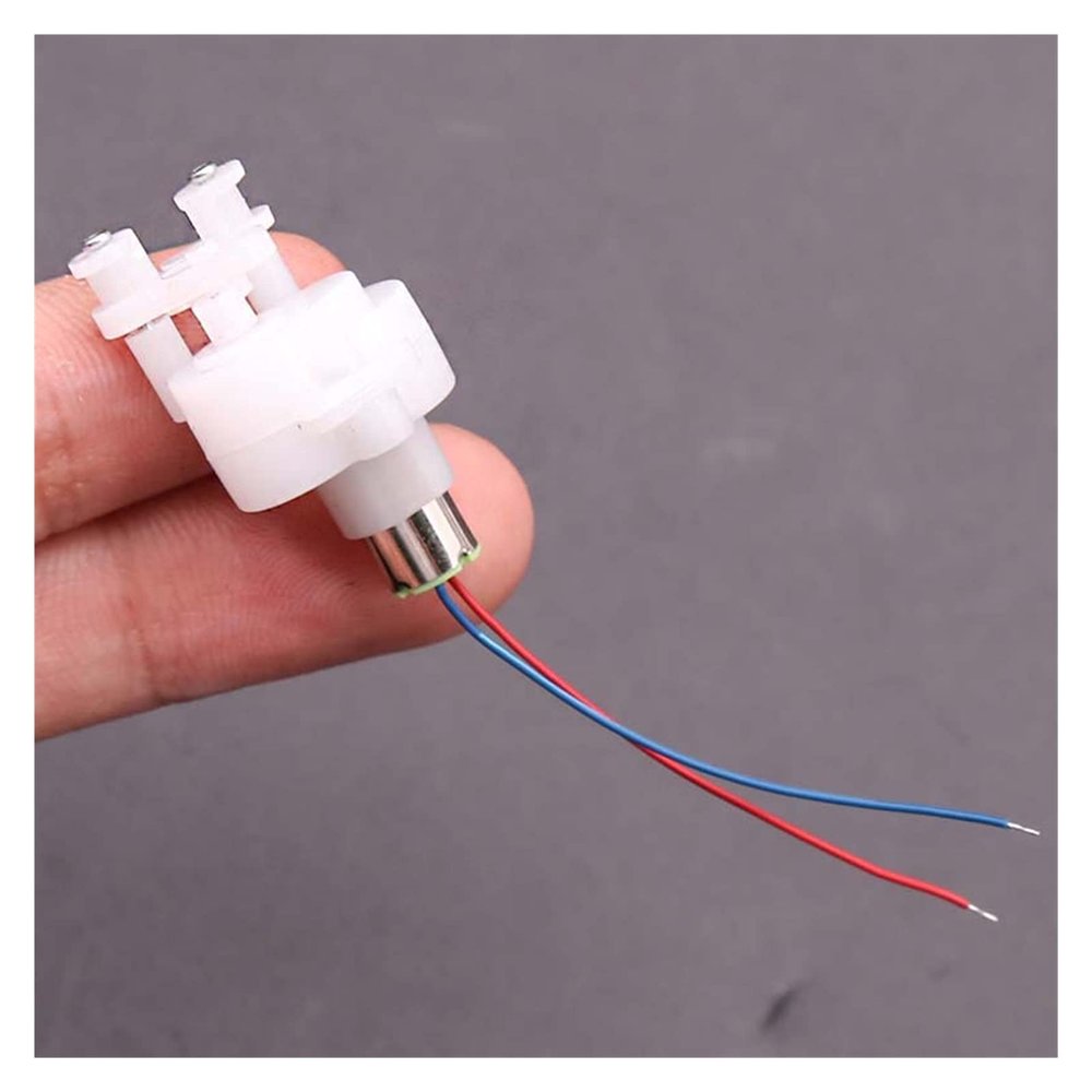 MANHONG Electric Small Motor 610 Ironless Gear Motor Electric DC 6-12V Small 6mm*10mm Miniature Gear Reducer Motor with Rocker Arm DIY Hobby Robot Toy Model