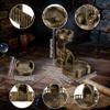 AUSPDICE Dice Rolling Tower and Tray Retro Castle Mold Color for Tabletop Games, D&D and RPG Games (Bronze Color) view 4