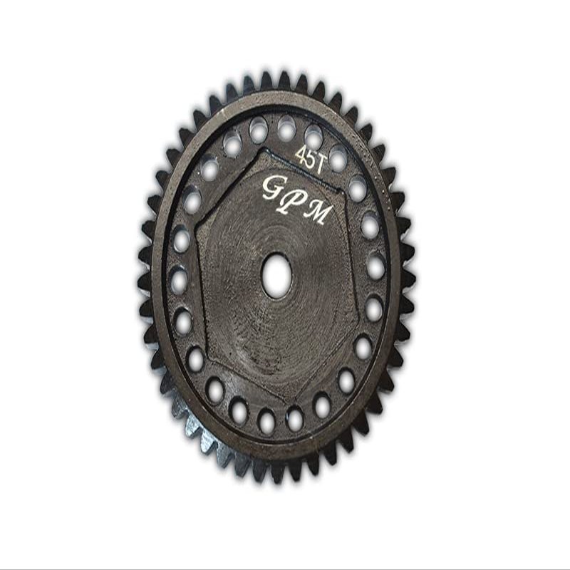 1Pc Upgrades Carbon Steel Spur Gear 45T with 1/10 Trx4 Defender Trail Crawler 82056-4 Rc Cars by GPM