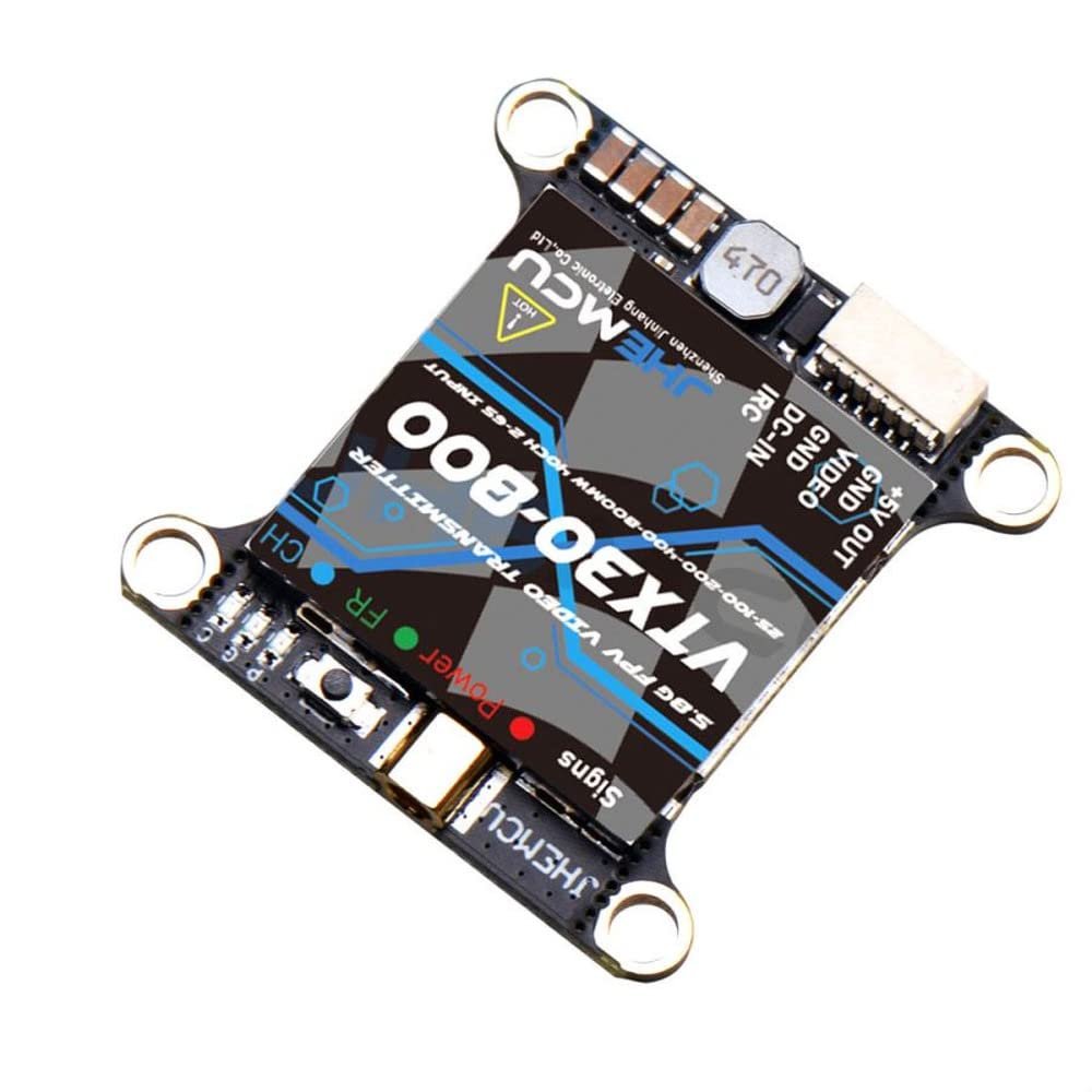 JHEMCU VTX30-800 2-6S 40CH 5.8G 25/100/200/400/800mW Switchable VTX Video Transmitter Module for RC FPV Racing Drone