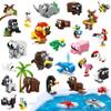 HOGOKIDS 30 Packs Valentines Day Party Favors for Kids - 867PCS Animal Building Blocks Sets for Valentines Classroom Gifts Prizes Goodie Bag Fillers Valentines Gift Exchange for Kids Boys Girls 6+ view 1