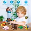 HOGOKIDS 30 Packs Valentines Day Party Favors for Kids - 867PCS Animal Building Blocks Sets for Valentines Classroom Gifts Prizes Goodie Bag Fillers Valentines Gift Exchange for Kids Boys Girls 6+ view 3