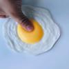 STOBOK Artificial Fried Egg Toy, 4pcs Fake Fried Egg Poached Egg Simulation Poached Egg Novelty Squeeze Toys for Kids Children, Eggs Simulation Toy Food Simulation Toys view 3