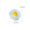 STOBOK Artificial Fried Egg Toy, 4pcs Fake Fried Egg Poached Egg Simulation Poached Egg Novelty Squeeze Toys for Kids Children, Eggs Simulation Toy Food Simulation Toys view 4
