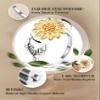 FIBO STEEL 9 Pcs Fidget Anxiety Rings for Women Men Spinner Rings for Anxiety Relieving Stress Open CZ Flower Moon Star Anti Rotatable Rings Adjustable view 2