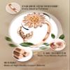 FIBO STEEL 9 Pcs Fidget Anxiety Rings for Women Men Spinner Rings for Anxiety Relieving Stress Open CZ Flower Moon Star Anti Rotatable Rings Adjustable view 4