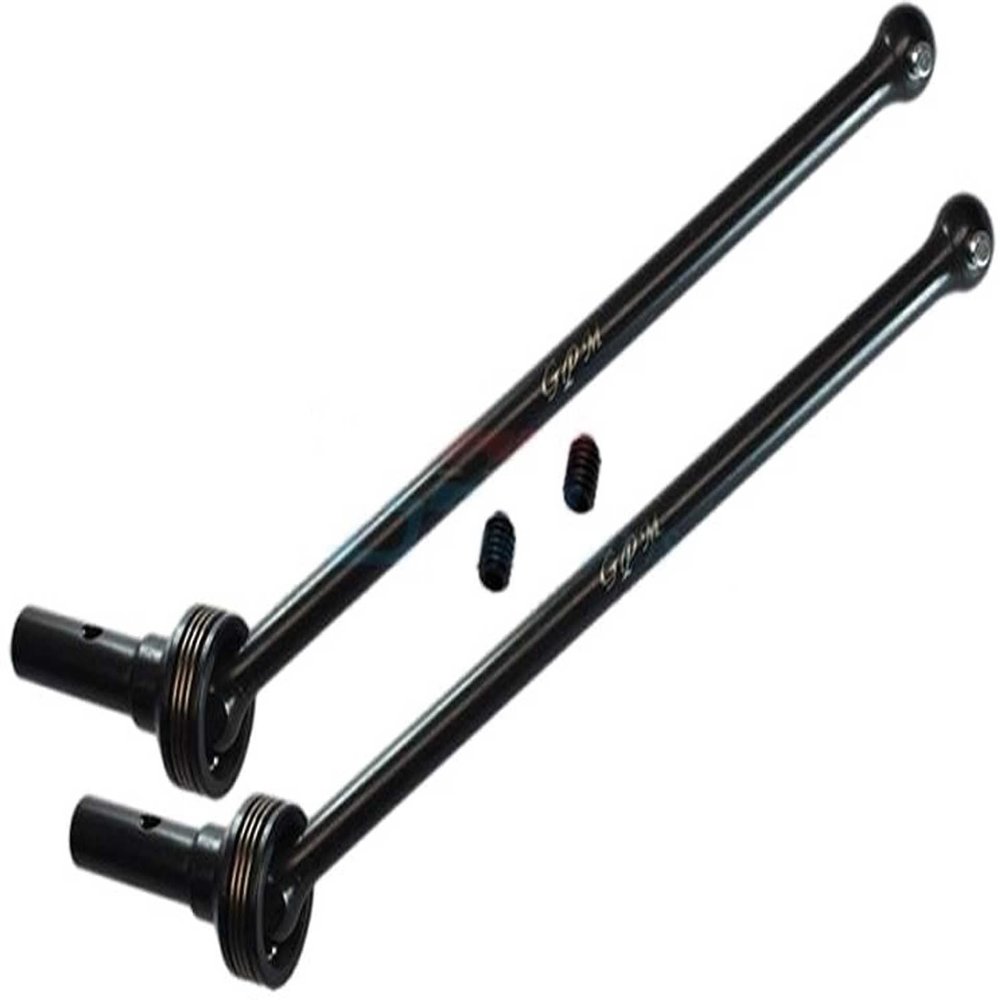 GPM 4140 Carbon Steel Front/Rear Cvd Drive Shaft -4Pc Set ForTRAXXAS 1/8 4Wd Sledge Monster Truck-95076-4