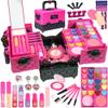 Kids Makeup Kit for Girl - 52 PCS Safe and Washable Makeup for Kids, Real Girls Makeup Kit, Toddler Makeup Kit with Cosmetic Case, Girls Toys Age 4-12, Princess Toys Birthday Gifts for Girls view 1