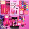 Kids Makeup Kit for Girl - 52 PCS Safe and Washable Makeup for Kids, Real Girls Makeup Kit, Toddler Makeup Kit with Cosmetic Case, Girls Toys Age 4-12, Princess Toys Birthday Gifts for Girls view 2
