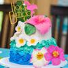 12 PCS Flamingo Cake Toppers Flamingo Palm Leaves Hibiscus Flowers Hawaiian Cake Decorations for Tropical Luau Themed Birthday Supplies view 4