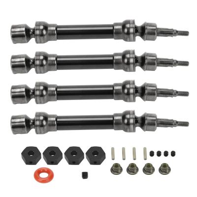 RCAWD Drive Shaft for ARRMA 3S 1/10 Big Rock, Granite, SENTON, VORTEKS, 1/8 Typhon & Mega 550 Granite, Typhon Upgrades, RC Driveshaft Hop Up Parts for #AR310780, #ARAC4041 Black