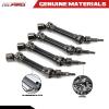 RCAWD Drive Shaft for ARRMA 3S 1/10 Big Rock, Granite, SENTON, VORTEKS, 1/8 Typhon & Mega 550 Granite, Typhon Upgrades, RC Driveshaft Hop Up Parts for #AR310780, #ARAC4041 Black view 4