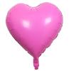 10Pcs Pink Foil Heart Shaped Balloons 18 Inch Bright Pink Heart Balloons For Baby Shower Wedding Valentine Decorations Love Balloons Party Decorations view 1