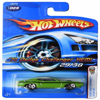 Hot Wheels '70 Dodge Challenger Hemi, 2006 First Editions 29/38 - Dodge Challenger