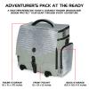 ENHANCE Travel Bag for DND Collector's Edition, Bag Compatible with Dungeons and Dragons, Battle Mat Holder, Dice Pockets and Accessories, Carry 4-8 Books (Silver Dragon) view 2