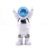 3pcs Astronaut Desktop Ornaments Resin Spaceman Figure Cake Topper Tabletop Ornament for Party Gift Decor-Blue view 4