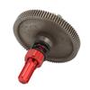 Slipper Gear Set, 91T Metal Differential Upgrade Kit, High-Performance Parts Assembly for RC Enthusiasts Off-Road Racing and Hobby Tuning(Red) view 1