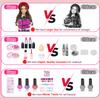 Hollyhi 59 Pcs Kids Makeup Kit for Girl, Washable Play Makeup Toys Set for Dress Up, Pretend Beauty Vanity Set with Cosmetic Case Birthday Toys for Girls 3 4 5 6 7 8 9 10 11 12 Years Old Kids Toddlers view 3
