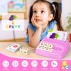 DEGIDEGI Educational Toys for Kids Ages 3-8, Matching Letter Spelling Game ABC Learning, Learning Toys for 4-7 Year Old Girls,Christmas Birthday Party Gifts for 3 4 5 6 7 8 Year Olds Girls Pink view 4