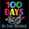 100 Days in The Books |Great Gift Idea|Great Gift Idea|Decal Sticker|2 Pack|5 Inch Stickers|FBAS11068 view 2