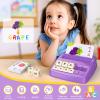 Matching Letter Games for Kids Ages 4-8,Learning & Education Toys for Preschool Boys Girls Spelling/Reading/Math Learning/Word Recognition,Birthday Gifts Educational Toys for Kindergarten Kids, Purple view 4