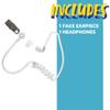 Spooktacular Creations Spy Earpiece Headphones Secret Service FBI CIA Security Police Guard Earpiece Costume Accessory Spy for Men Women Halloween Party Favors view 3