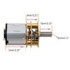 CHANCS N20 DC Geabox Motor 12V 30RPM Small Motor for Robot Wheel DIY Toys view 3