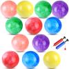 GCQJOQ 12 Pcs Marbleized Bouncy Balls 9 Inches Playground Balls for Beach, School, Indoor/Outdoor Play Balls view 1