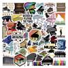 52Pcs Piano StickersAesthetic Sticker Decals for Water Bottle, Laptop, Phone, Skateboard, Scrapbook Music Lovers for Party Supplies Favors Decor view 1