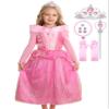 iTVTi Little Girls Princess Costume Dress Up Cosplay for Carnival Halloween Party Pink, 7-8 Years(Tag 150) view 1