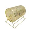 FixtureDisplays Metal Raffle Drum, Lucky Draw Tumbler, Party Door Prize Lottery Spinner, 12" Diameter Drum, Overall 19X13X15" 119570-NPF view 1