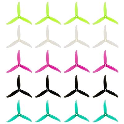 GEMFAN Sbang 4934 4.9 inch 4.9X3.4X3 3-Blade PC Propeller CW CCW for FPV Freestyle 5inch RC FPV Quadcopter Drone 20 Pcs 10CW 10CCW