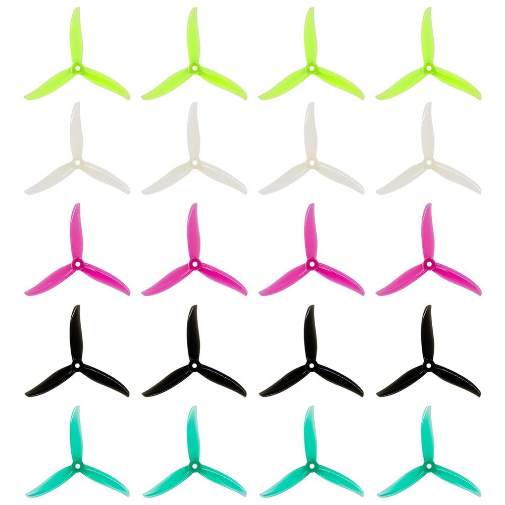 GEMFAN Sbang 4934 4.9 inch 4.9X3.4X3 3-Blade PC Propeller CW CCW for FPV Freestyle 5inch RC FPV Quadcopter Drone 20 Pcs 10CW 10CCW