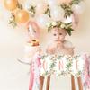 Birthday Decorations for Baby 1st Birthday High Chair Banner Garden Theme Party Supplies Photo Props view 2