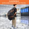 Clearworld Car Seat Travel Bag for Air Travel, Durable Gate Check Bag for Airport,Foldable Baby Stroller Travel Carry Bag, Fits Car Seats, Infant Carriers & Booster,Universal Size view 2