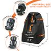 Clearworld Car Seat Travel Bag for Air Travel, Durable Gate Check Bag for Airport,Foldable Baby Stroller Travel Carry Bag, Fits Car Seats, Infant Carriers & Booster,Universal Size view 3